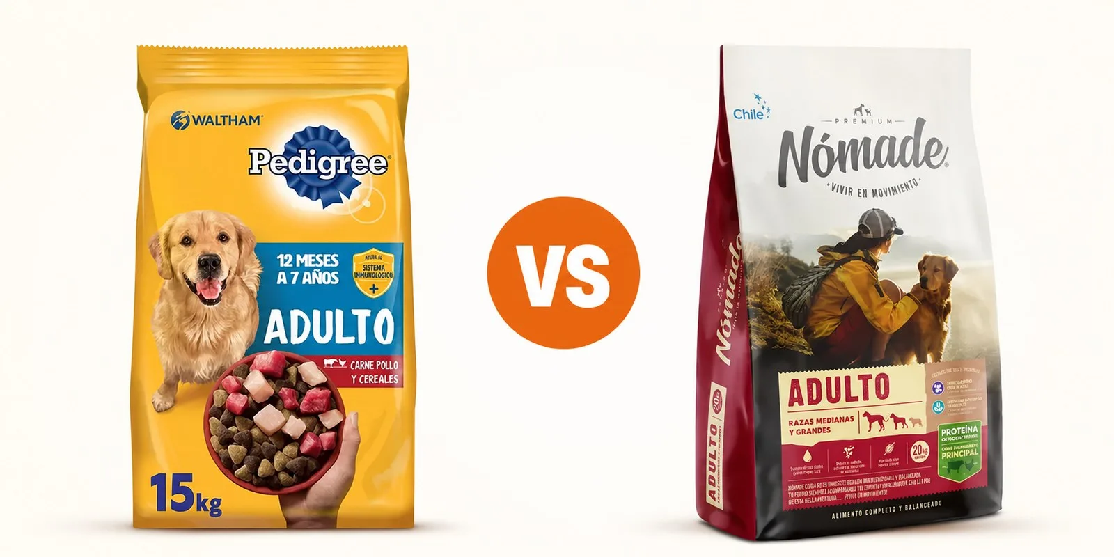 Pedigree vs Nómade: la masiva de siempre contra la premium accesible chilena