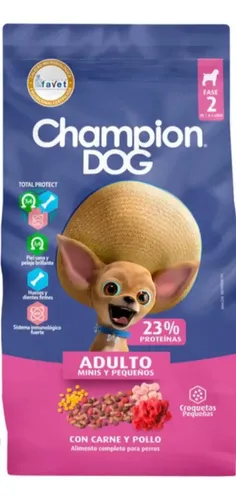 Champion Dog Adultos Razas Pequeñas 8kg