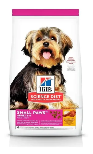 Alimento Hill's Science Diet Adult Small Paws Raza Mini y Pequeña 2kg