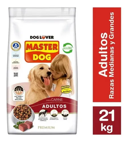 Master Dog Alimento Perro Adulto Carne 21Kg