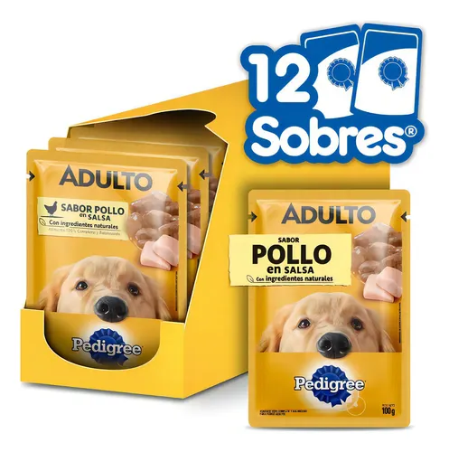 Pedigree Alimento Húmedo Sobrecito Perro Adulto Pollo